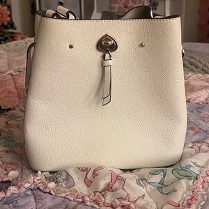 Kate Spade White Leather Shoulder Bag